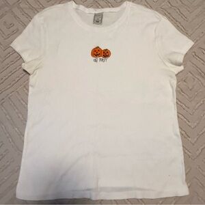 Vintage 90s Old Navy Pumpkin Tee | M